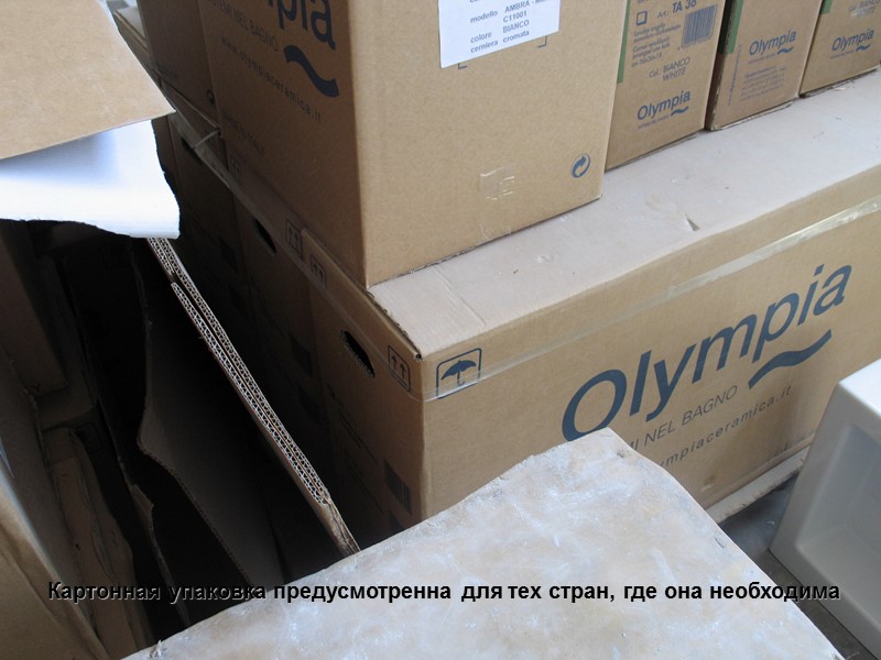 Картонная упаковка предусмотренна для тех стран, где она необходима